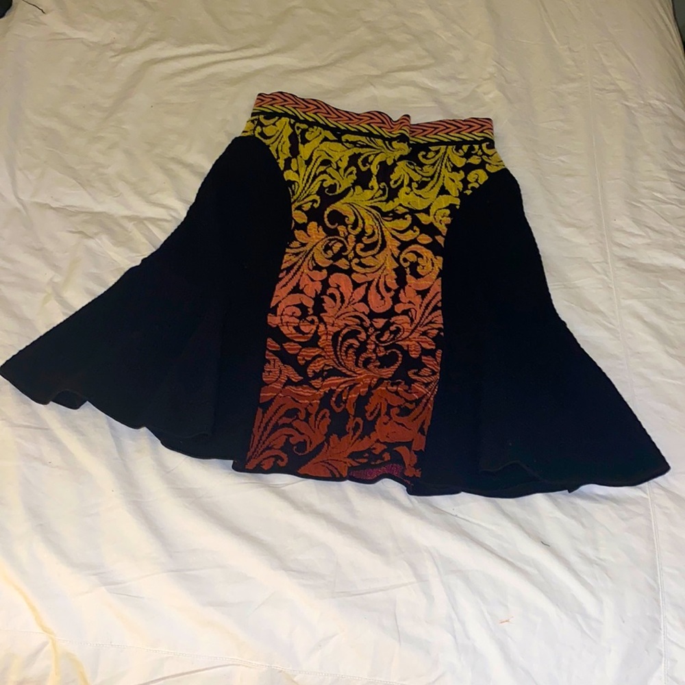 M by Missoni fit & flare stretch skirt